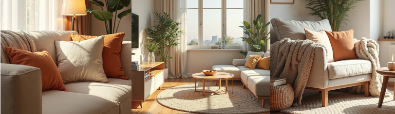 Como transformar sua sala num espaço de pausa: luz, som e toque