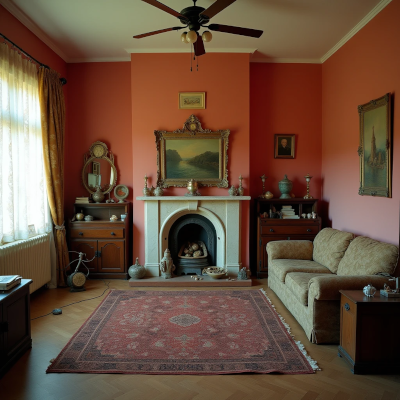 Ambiente com decoração de outra fase da vida, transmitindo sensação de que o espaço parou no tempo enquanto a pessoa mudou.