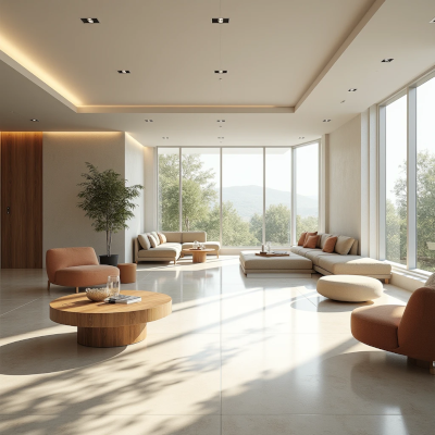 Ambiente com circulação livre e layout funcional que facilita o fluxo no dia a dia.