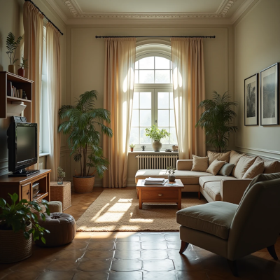 Ambiente aparentemente organizado começando a voltar à desordem, sugerindo esforço constante para manter a casa.